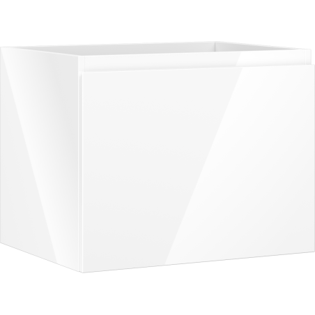 Mexen Orio mueble de baño para lavabo 60 cm, 1 cajón, blanco brillo - 91A10-06047-1-BF00