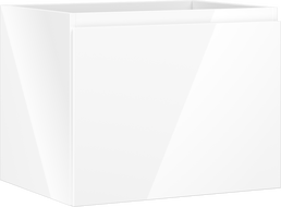 Mexen Orio 60 cm Bathroom Cabinet Under Sink, 1 Drawer, White Gloss - 91A10-06047-1-BF00