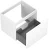 Mexen Orio meuble de salle de bain sous lavabo 60 cm, 1 tiroir, blanc mat - 91A10-06047-1-BF01