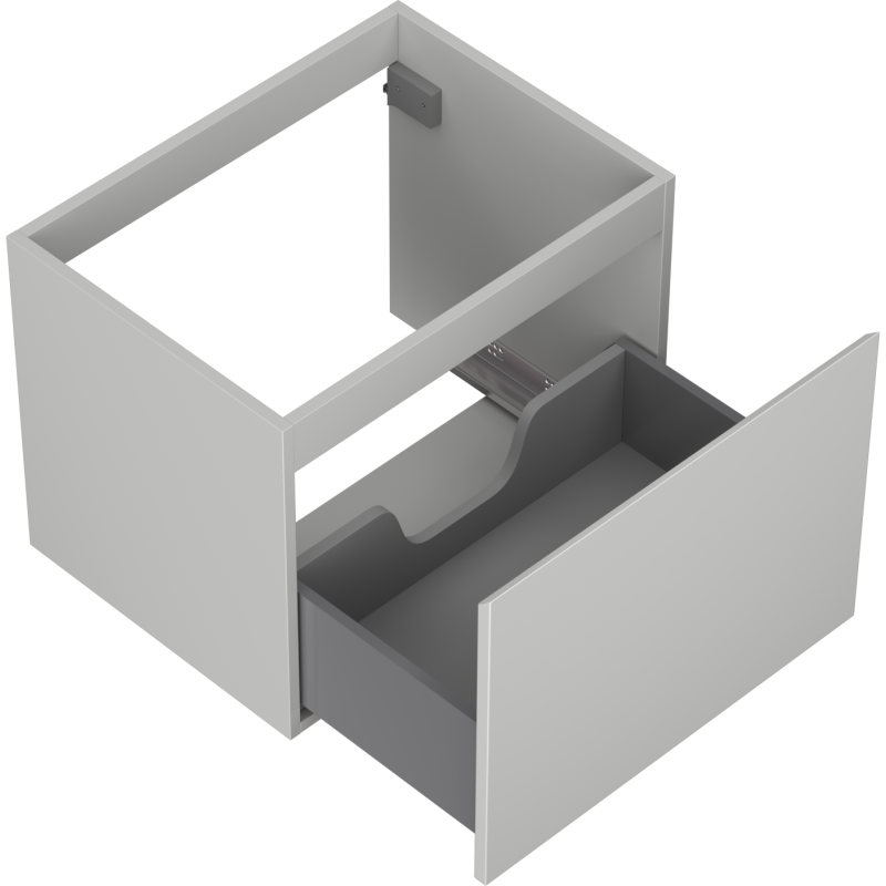 Mexen Orio Badezimmerschrank unter dem Waschbecken 60 cm, 1 Schublade, grau matt - 91A10-06047-1-BF62