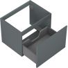 Mexen Orio meuble de salle de bains sous lavabo 60 cm, 1 tiroir, graphite mat - 91A10-06047-1-BF66