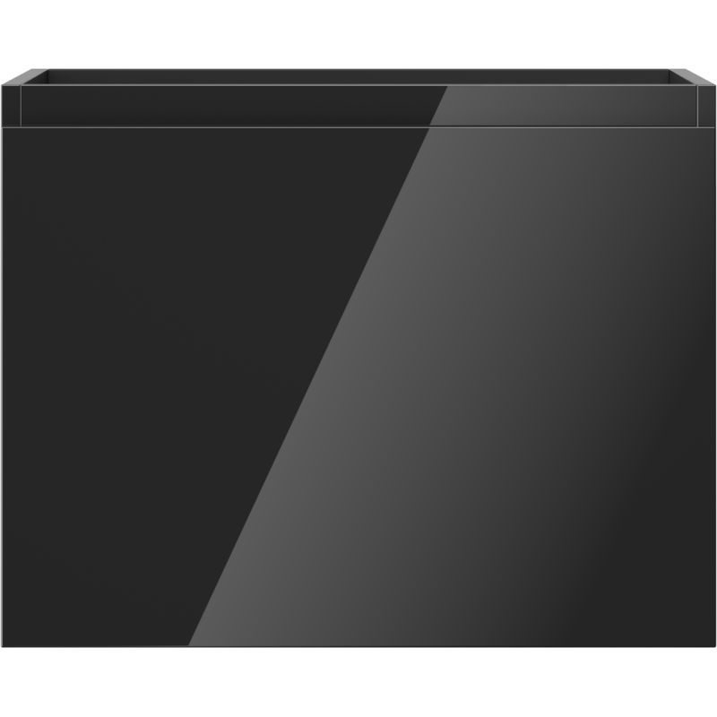 Mexen Orio armário de casa de banho sob lavatório 60 cm, 1 gaveta, preto brilhante - 91A10-06047-1-BF70