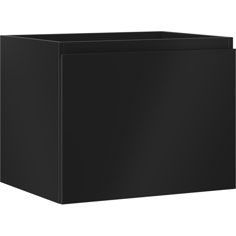 Mexen Orio bathroom cabinet under sink 60 cm, 1 drawer, black matte - 91A10-06047-1-BF71