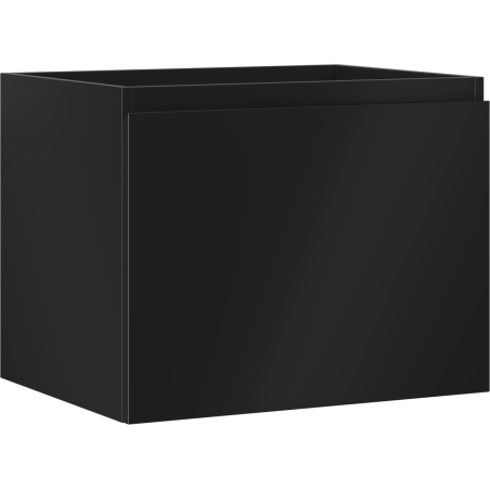 Mexen Orio Badezimmerschrank mit Waschtisch 60 cm, 1 Schublade, schwarz matt - 91A10-06047-1-BF71