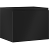 Mexen Orio Badezimmerschrank mit Waschtisch 60 cm, 1 Schublade, schwarz matt - 91A10-06047-1-BF71