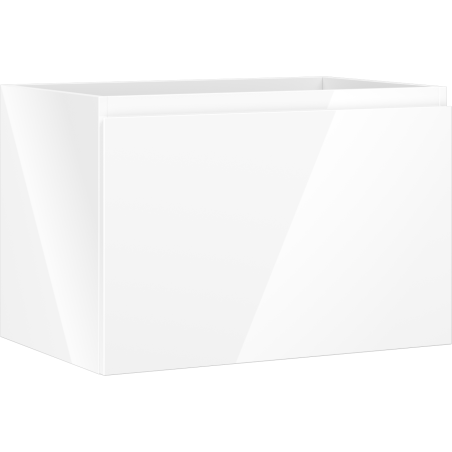 Mexen Orio bathroom cabinet under sink 70 cm, 1 drawer, white gloss - 91A10-07047-1-BF00