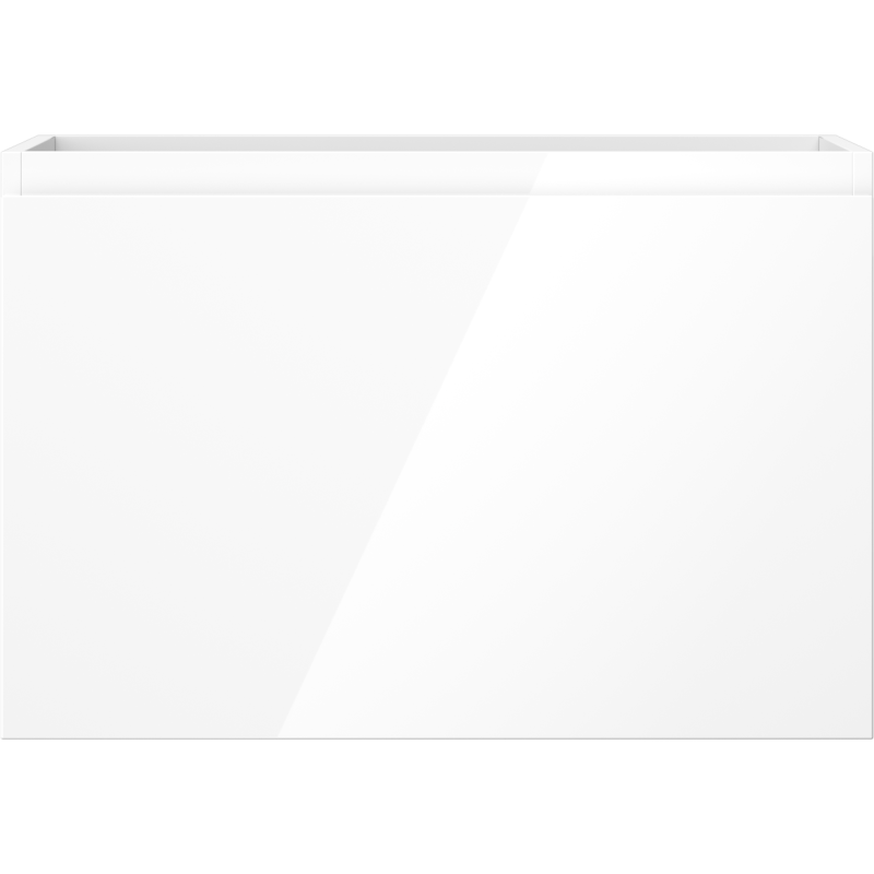 Mexen Orio bathroom cabinet under sink 70 cm, 1 drawer, white gloss - 91A10-07047-1-BF00