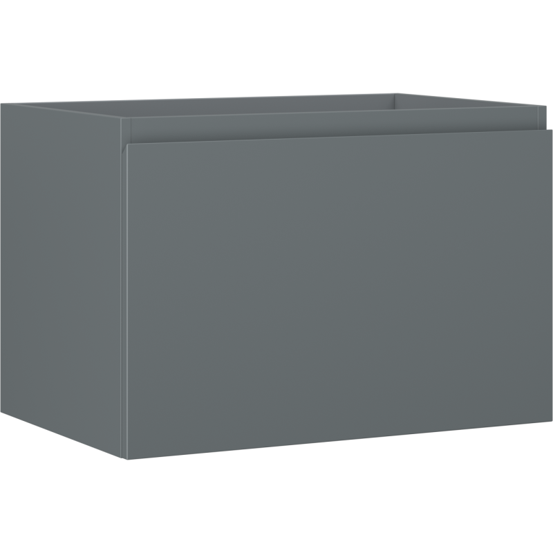 Mexen Orio badkamerkast onder wastafel 70 cm, 1 lade, grafiet mat - 91A10-07047-1-BF66