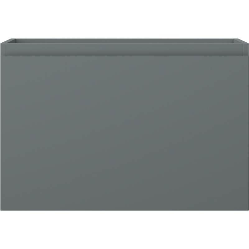 Mexen Orio bathroom vanity unit 70 cm, 1 drawer, matte graphite - 91A10-07047-1-BF66