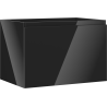 Mexen Orio Badezimmer-Unterschrank 70 cm, 1 Schublade, schwarz glänzend - 91A10-07047-1-BF70