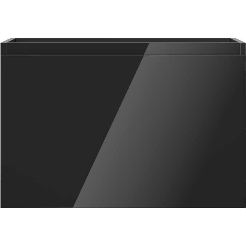 Mexen Orio badkamerkast onder wastafel 70 cm, 1 lade, zwarte hoogglans - 91A10-07047-1-BF70