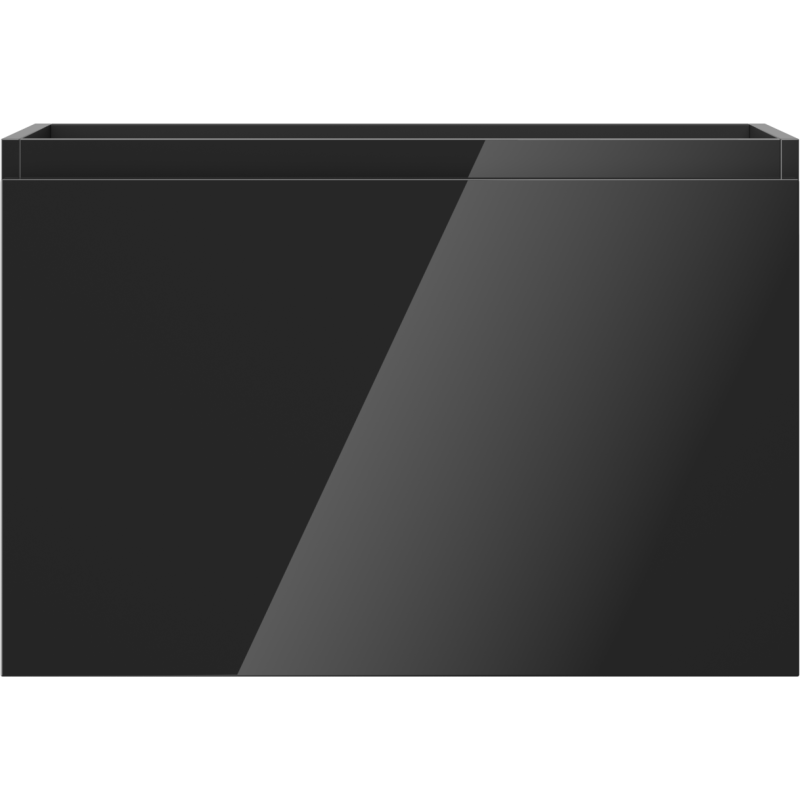 Mexen Orio mueble de baño bajo lavabo 70 cm, 1 cajón, negro brillo - 91A10-07047-1-BF70