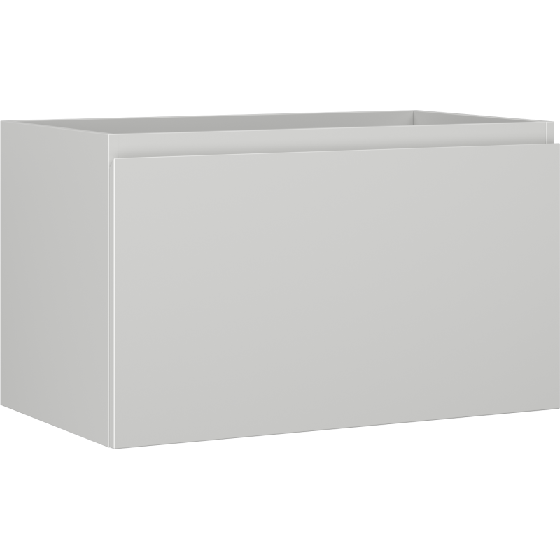 Mexen Orio Badezimmer-Schrank für Waschtisch 80 cm, 1 Schublade, Grau matt - 91A10-08047-1-BF62