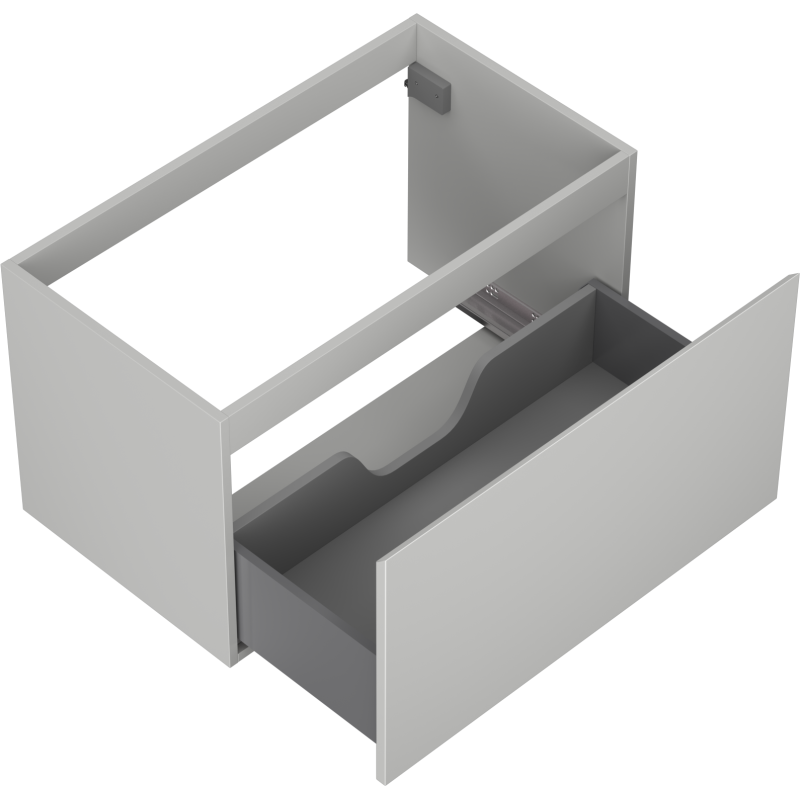 Mexen Orio Badezimmerunterschrank 80 cm, 1 Schublade, graumatt - 91A10-08047-1-BF62