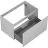 Mexen Orio Badezimmer-Schrank für Waschtisch 80 cm, 1 Schublade, Grau matt - 91A10-08047-1-BF62