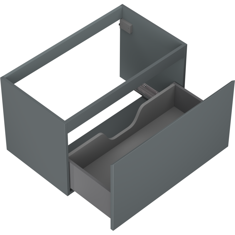 Mexen Orio mueble de baño bajo lavabo 80 cm, 1 cajón, grafito mate - 91A10-08047-1-BF66