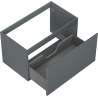 Mexen Orio badkamerkast onder wastafel 80 cm, 1 lade, grafiet mat - 91A10-08047-1-BF66