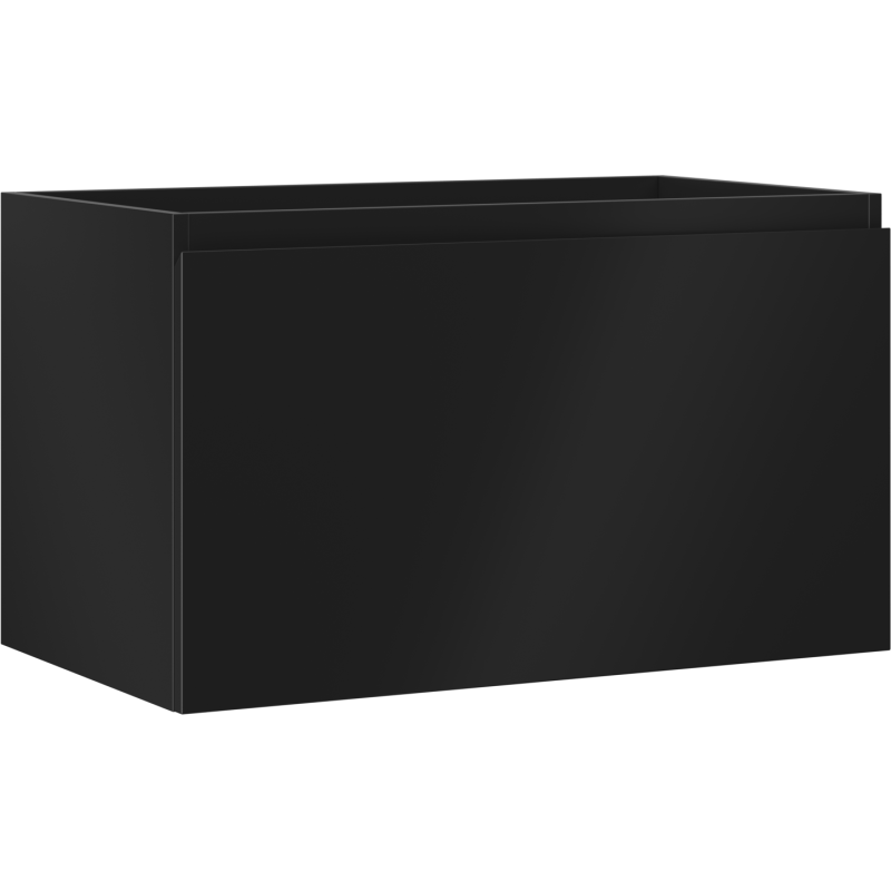 Mexen Orio armario de baño para lavabo 80 cm, 1 cajón, negro mate - 91A10-08047-1-BF71