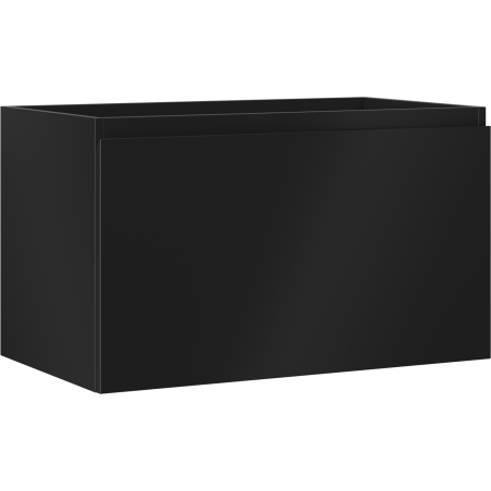 Mexen Orio Badezimmerschrank für Waschbecken 80 cm, 1 Schublade, schwarz matt - 91A10-08047-1-BF71