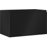 Mexen Orio Badezimmerschrank für Waschbecken 80 cm, 1 Schublade, schwarz matt - 91A10-08047-1-BF71