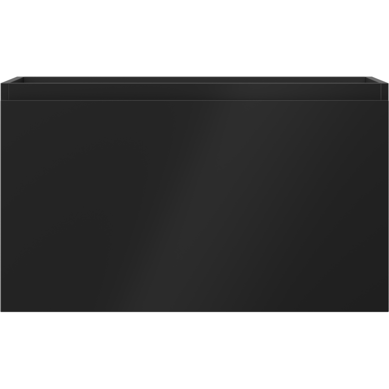 Mexen Orio armário de casa de banho para lavatório 80 cm, 1 gaveta, preto mate - 91A10-08047-1-BF71