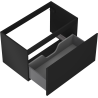 Mexen Orio Badezimmerunterschrank 80 cm, 1 Schublade, schwarz matt - 91A10-08047-1-BF71