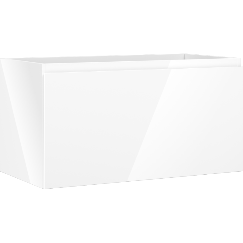Mexen Orio badkamermeubel onder wastafel 90 cm, 1 lade, wit glans - 91A10-09047-1-BF00