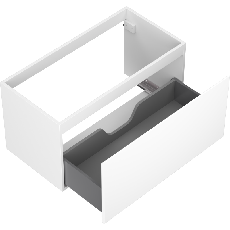 Mexen Orio bathroom cabinet for sink 90 cm, 1 drawer, white matte - 91A10-09047-1-BF01