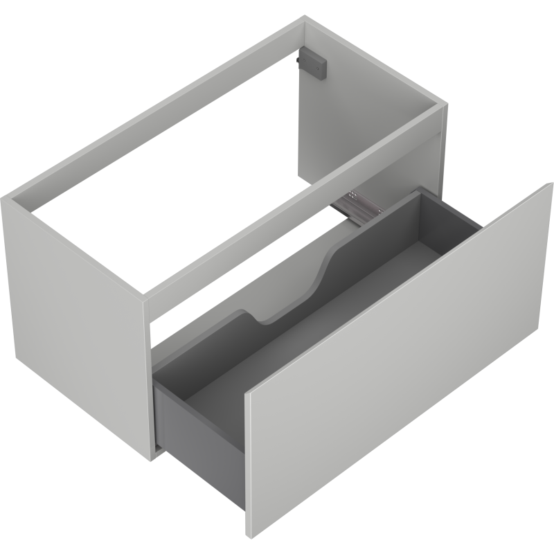 Mexen Orio mueble de baño para lavabo 90 cm, 1 cajón, gris mate - 91A10-09047-1-BF62