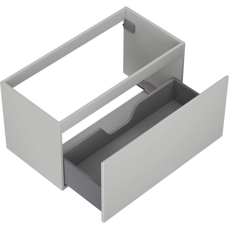 Mexen Orio szafka łazienkowa podumywalkowa 90 cm, 1 szuflada, szara mat - 91A10-09047-1-BF62