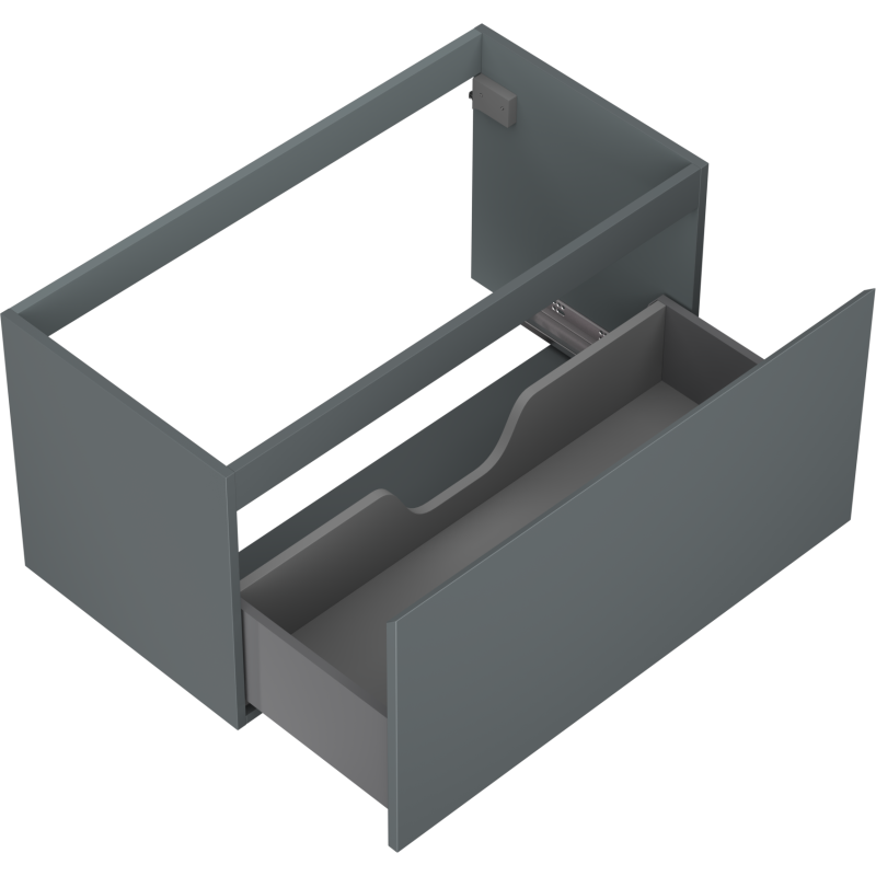 Mexen Orio Badezimmerschrank für Waschbecken 90 cm, 1 Schublade, grafit matt - 91A10-09047-1-BF66