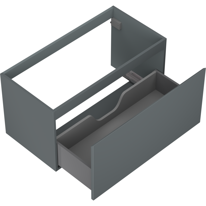 Mexen Orio gabinete de baño 90 cm, 1 cajón, grafito mate - 91A10-09047-1-BF66