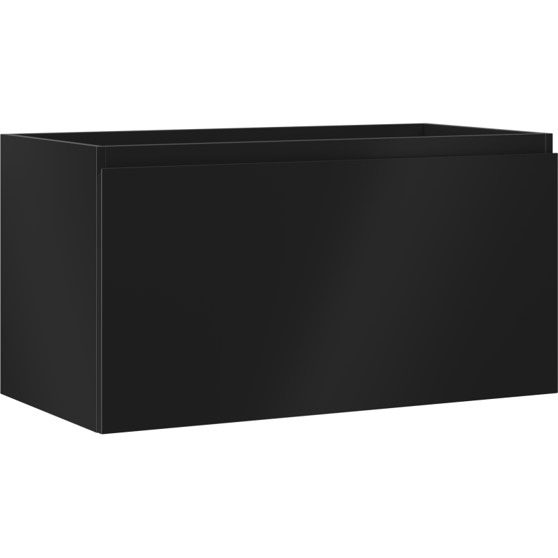Mexen Orio 90 cm Bathroom Cabinet, 1 Drawer, Black Matte - 91A10-09047-1-BF71