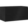 Mexen Orio Badezimmer-Unterschrank 90 cm, 1 Schublade, schwarz matt - 91A10-09047-1-BF71