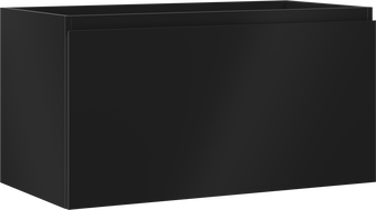 Mexen Orio badkamerkastje voor onder de wastafel 90 cm, 1 lade, zwart mat - 91A10-09047-1-BF71