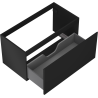 Mexen Orio Badezimmer-Unterschrank 90 cm, 1 Schublade, schwarz matt - 91A10-09047-1-BF71