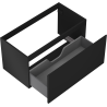 Mexen Orio Badezimmerschrank unter Waschbecken 90 cm, 1 Schublade, schwarz matt - 91A10-09047-1-BF71
