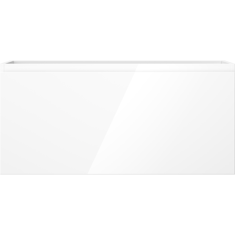 Mexen Orio mobiletto da bagno sottolavabo 100 cm, 1 cassetto, bianco lucido - 91A10-10047-1-BF00