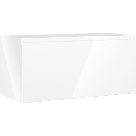 Mexen Orio bathroom cabinet under sink 100 cm, 1 drawer, white gloss - 91A10-10047-1-BF00