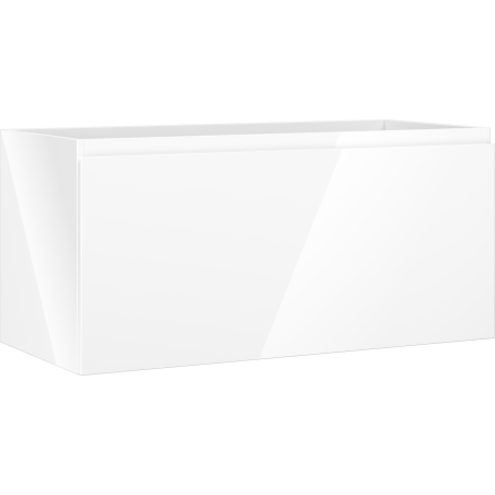 Mexen Orio meuble de salle de bain sous lavabo 100 cm, 1 tiroir, blanc brillant - 91A10-10047-1-BF00