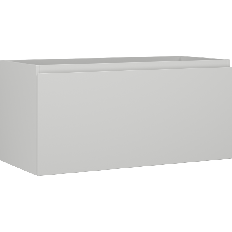 Mexen Orio 100 cm Bathroom Cabinet Under Sink, 1 Drawer, Grey Matte - 91A10-10047-1-BF62