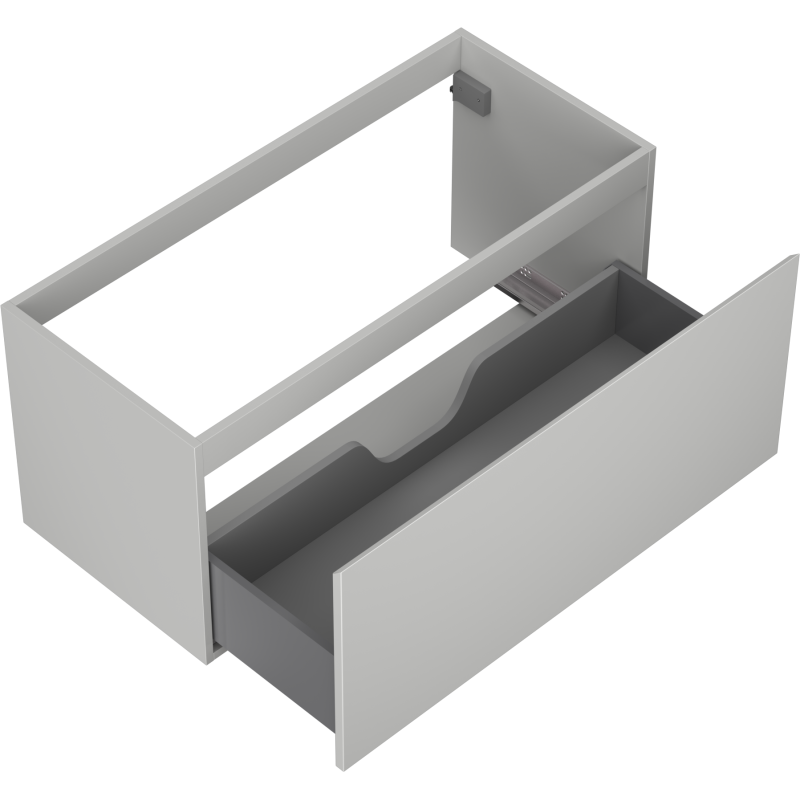 Mexen Orio badkamerkastje onder de wastafel 100 cm, 1 lade, grijs mat - 91A10-10047-1-BF62