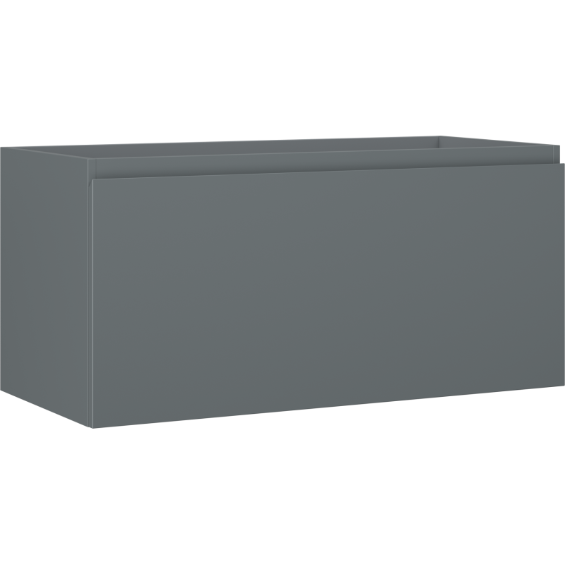 Mexen Orio Badezimmerunterschrank 100 cm, 1 Schublade, Graphit Matt - 91A10-10047-1-BF66