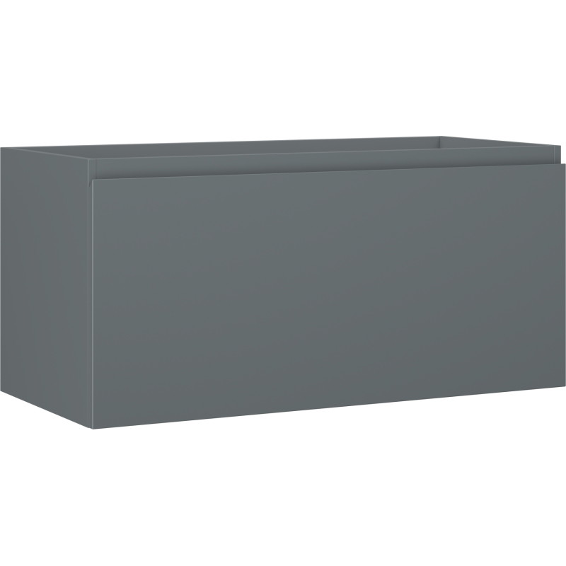 Mexen Orio kupaonski ormarić ispod umivaonika 100 cm, 1 ladica, mat grafit - 91A10-10047-1-BF66