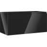 Mexen Orio bathroom cabinet under sink 100 cm, 1 drawer, black gloss - 91A10-10047-1-BF70