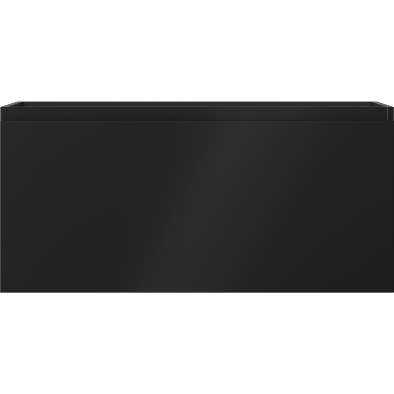 Mexen Orio bathroom cabinet for washbasin 100 cm, 1 drawer, matte black - 91A10-10047-1-BF71