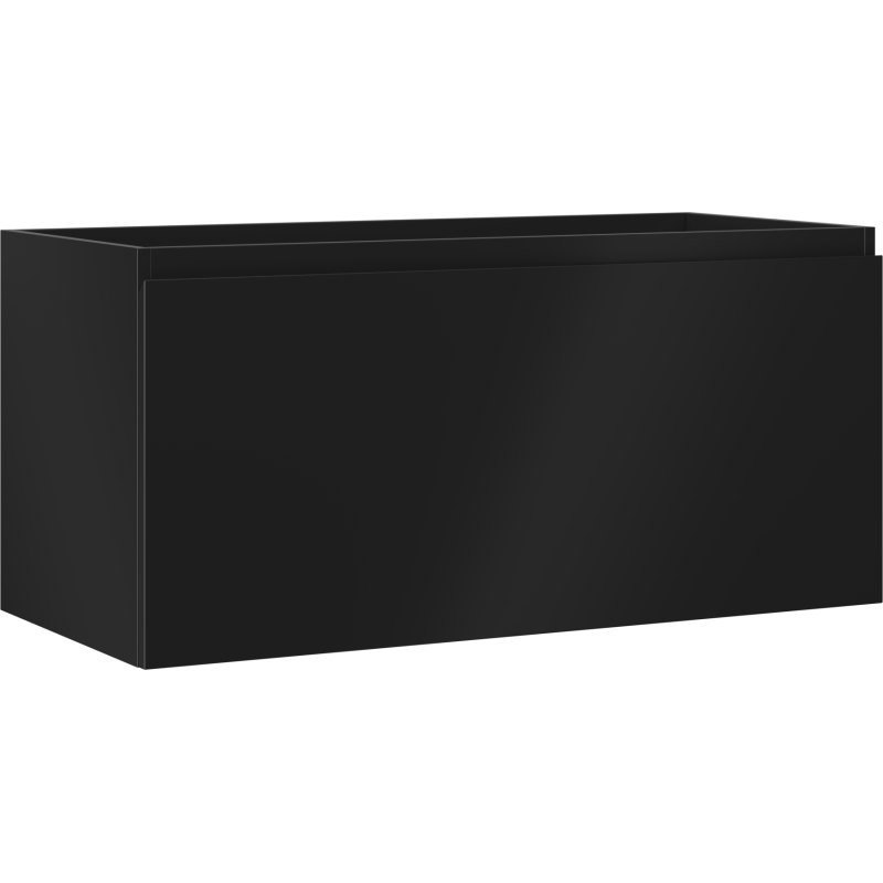 Mexen Orio 100 cm:n pesuallaskaappi, 1 laatikko, musta matta - 91A10-10047-1-BF71