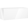 Mexen Orio gabinete de baño bajo lavabo 120 cm, 1 cajón, blanco brillo - 91A10-12047-1-BF00