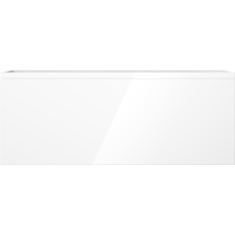 Mexen Orio gabinete de baño bajo lavabo 120 cm, 1 cajón, blanco brillo - 91A10-12047-1-BF00