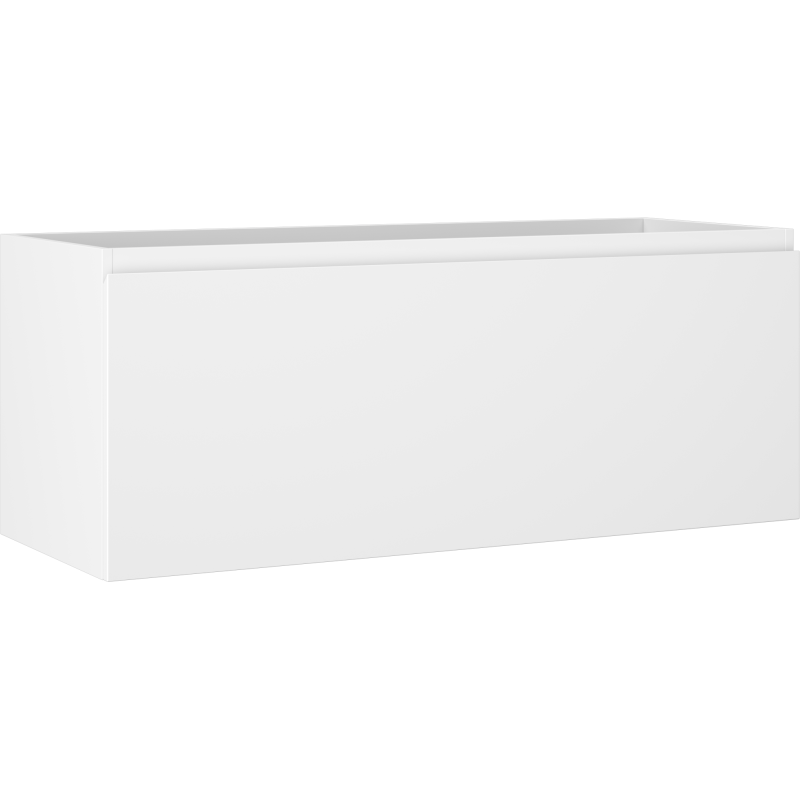 Mexen Orio kylpyhuonekaappi pesualtaan alle 120 cm, 1 laatikko, valkoinen matta - 91A10-12047-1-BF01